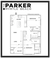 Two bedroom Two Bathroom The Parker Myrtle Beach